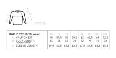 Sweater B&C | ID.202 50/50