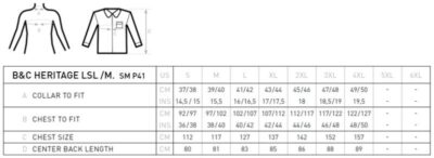 A70EED2E-EE1A-43F8-AA03-7733F968A144 Popeline Hemd langarm B&C | Heritage LSL /men