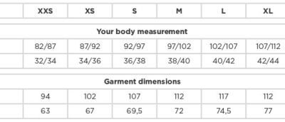 Herren V-Ausschnitt Strickjacke Russell | 715M Grössentabelle