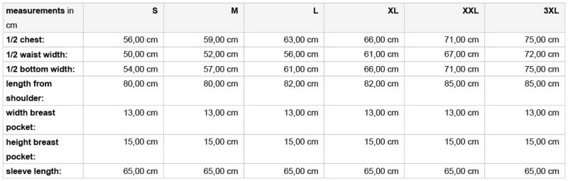 Popeline Karo Trachten Hemd Daiber | JN 638 Grössentabelle Popeline Karo Trachten Hemd Daiber | JN 638 Grössentabelle