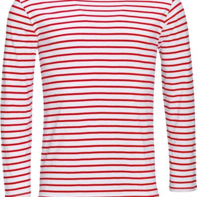 Herren T-Shirt langarm gestreift SOL'S | Marine Men