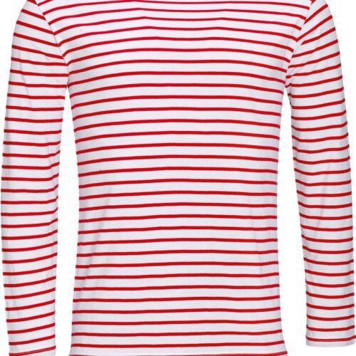 Herren T-Shirt langarm gestreift SOL'S | Marine Men