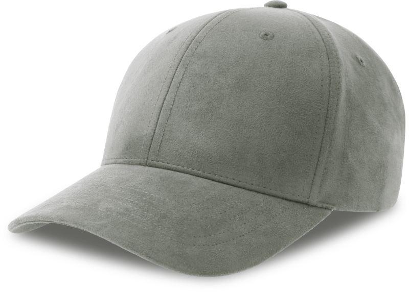 6 Panel Kappe Velourleder-Optik Atlantis | Fam-S