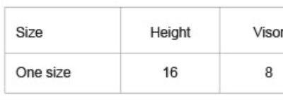 Bio Fairtrade 5 Panel Kappe Neutral | O 93090 Grössentabelle