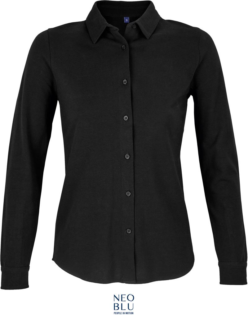 Piqué Bluse langarm NEOBLU | Basile Women