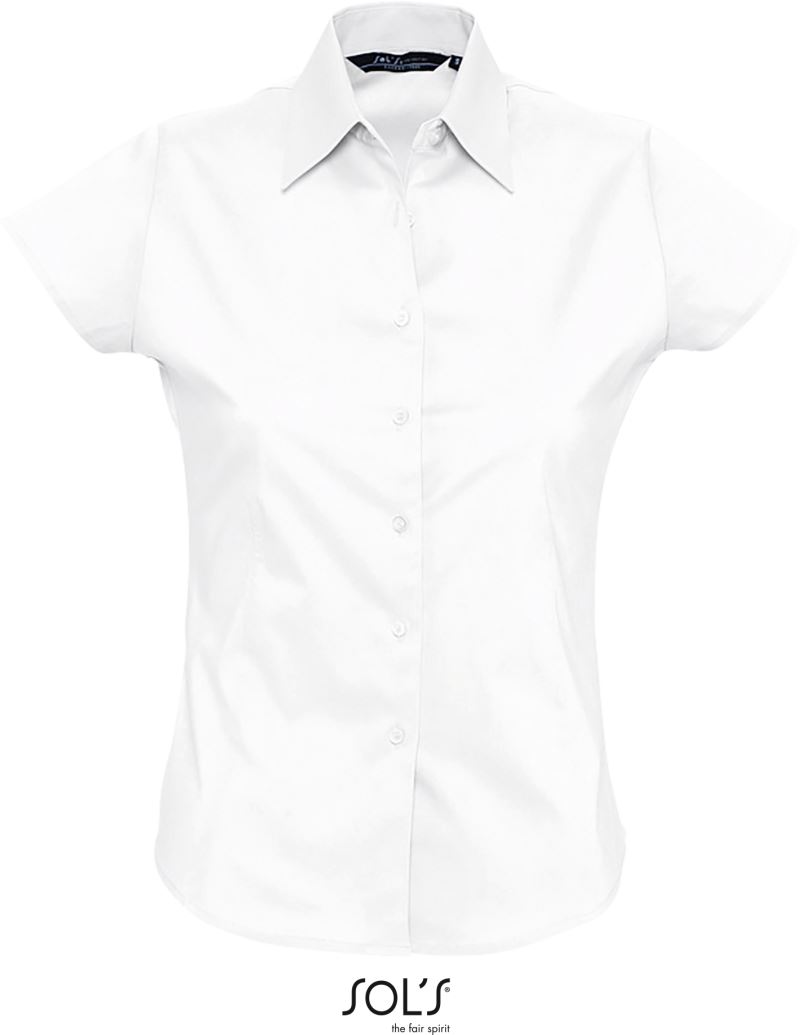 Stretch Bluse kurzarm SOL'S | Excess