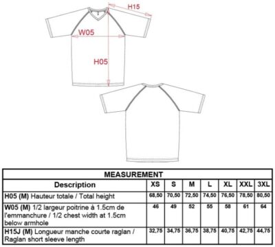 Herren V-Ausschnitt Sport Shirt Kariban ProAct | PA 476 Grössentabelle