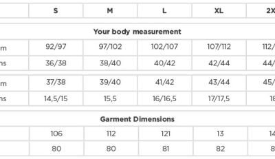 Herringbone Kontrast Hemd langarm Russell | 964M Grössentabelle Herringbone Kontrast Hemd langarm Russell | 964M Grössentabelle