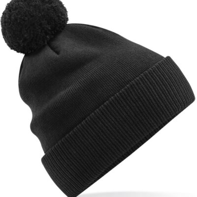 Bio Strickmütze mit Pompon "Snowstar®" Beechfield | B 450N