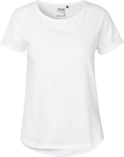 Damen Bio T-Shirt mit Umschlag Neutral | O 80012
