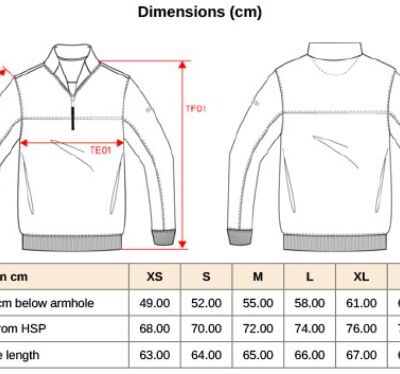 Workwear Sweater mit 1/4 Zip Kariban WK | WK 404