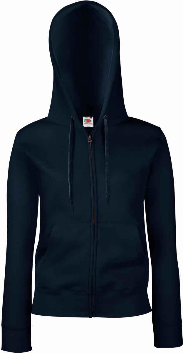 Damen Kapuzen Sweatjacke F.O.L. | Premium Lady-Fit Hooded Jacket