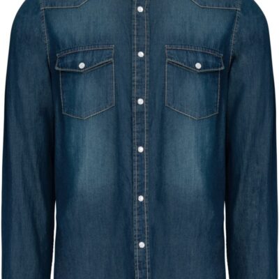 Denim Hemd langarm Kariban | K 519