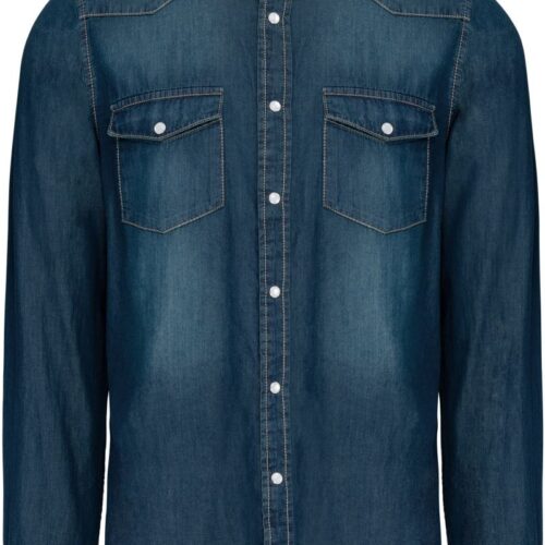 Denim Hemd langarm Kariban | K 519