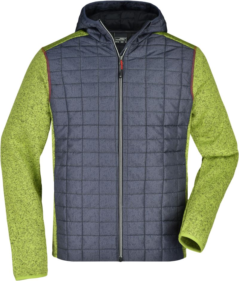Herren Strick Hybrid Jacke Daiber | JN 772 Herren Strick Hybrid Jacke Daiber | JN 772
