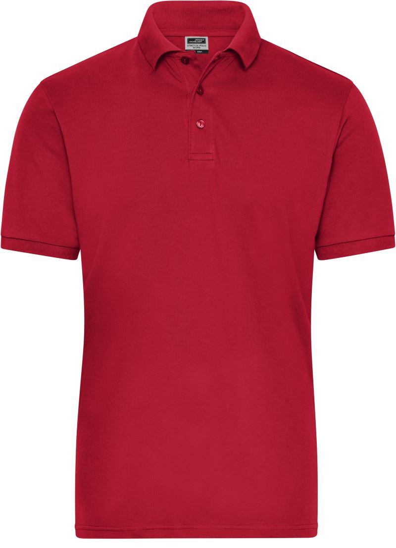 Herren Bio Workwear Stretch Polo - Solid Daiber | JN 1806