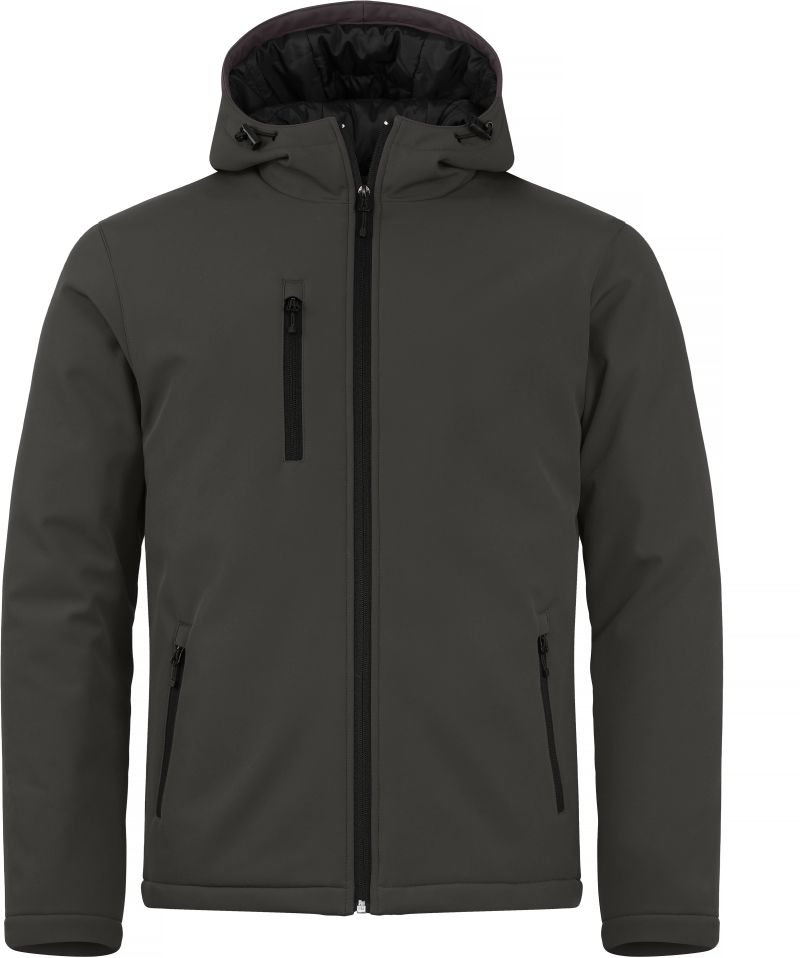 Wattierte Herren Kapuzen Softshell Jacke Clique | Padded Hooded Softshell Men