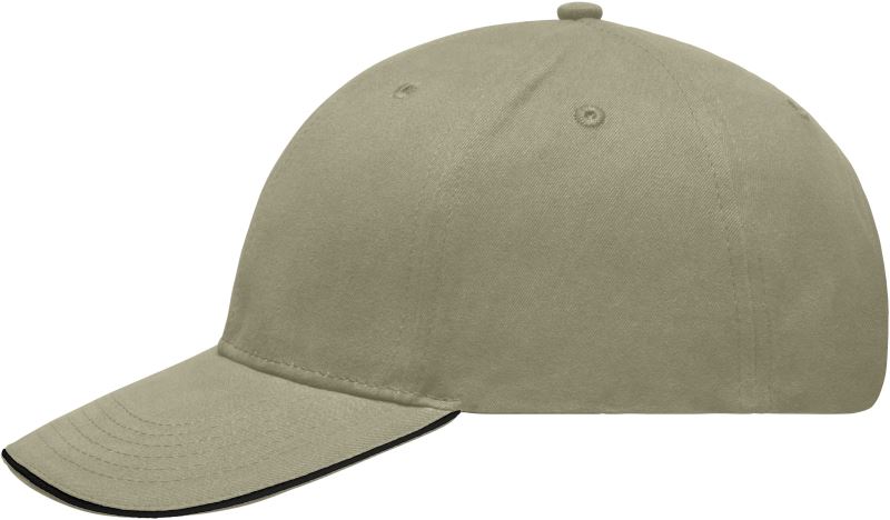 Gebürstete leichte 6 Panel Sandwich Kappe Daiber | MB 6541 Gebürstete leichte 6 Panel Sandwich Kappe Daiber | MB 6541