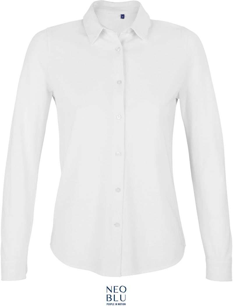 Piqué Bluse langarm NEOBLU | Basile Women