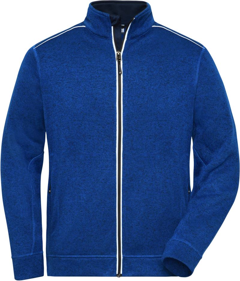 Herren Workwear Strickfleece Jacke - Solid Daiber | JN 898