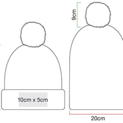 Fair Isle Snowstar® Beanie Beechfield | B 456 Grössentabelle