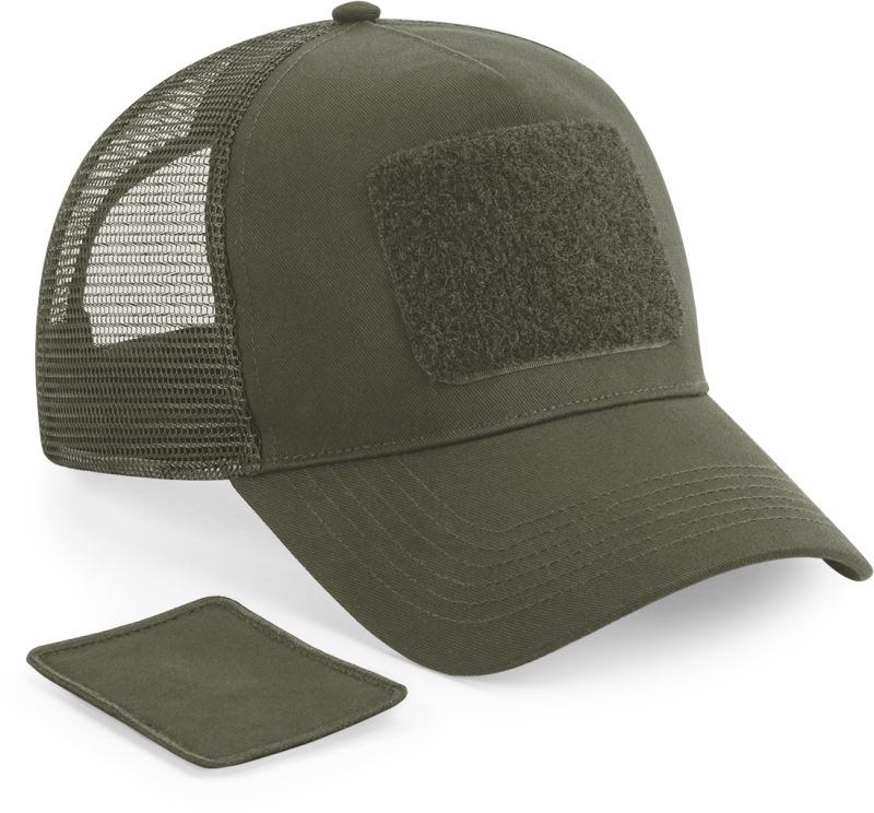 5 Panel Kappe "Removable Patch Trucker" Beechfield | B 641