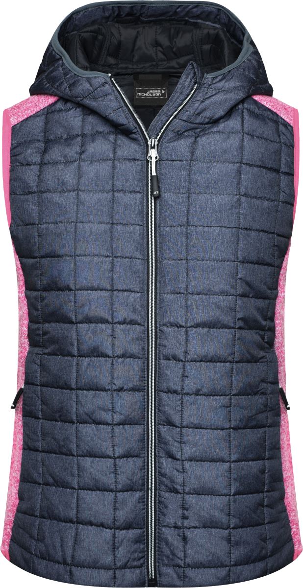 Damen Hybrid Strickfleece Gilet Daiber | JN 767