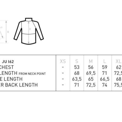 Herren 2-Lagen Softshell Jacke B&C | ID.701 Grössentabelle