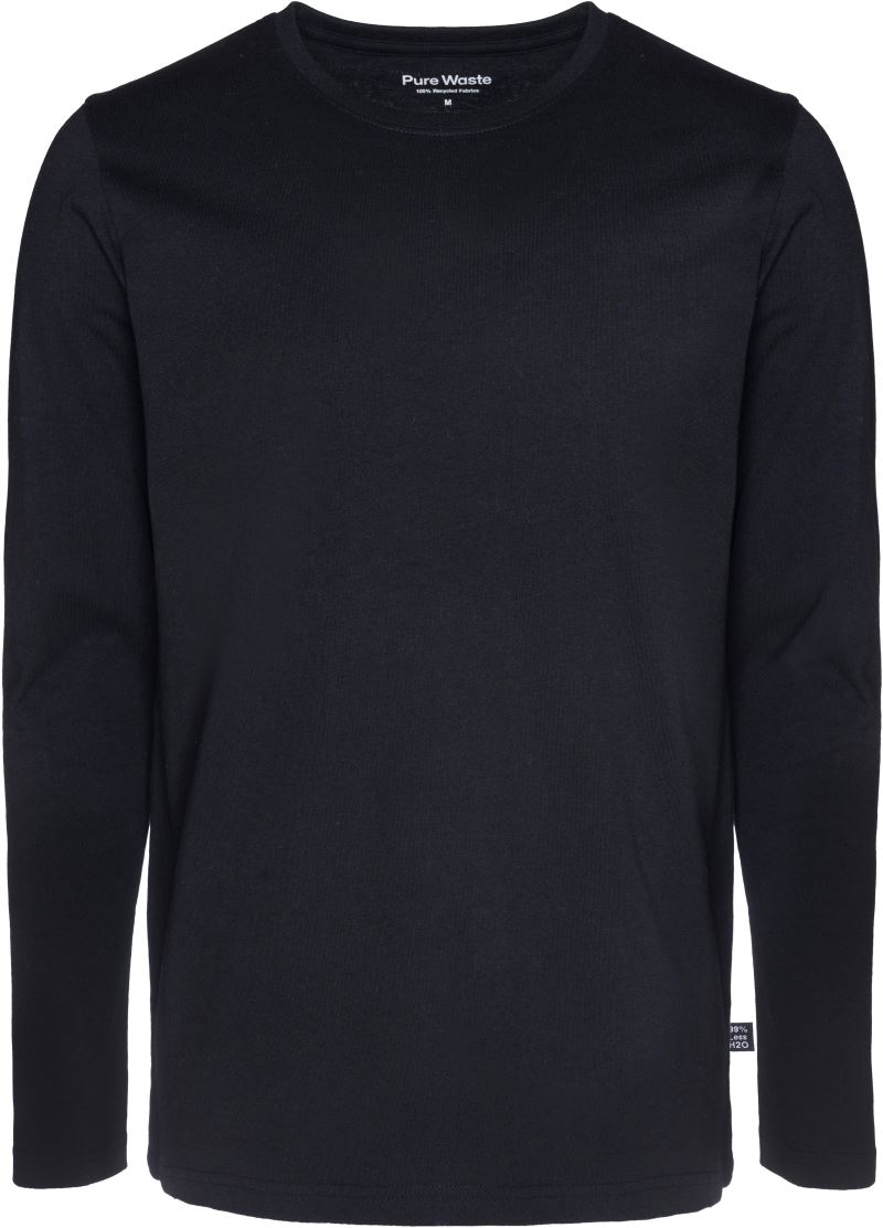 Schweres Herren T-Shirt langarm Pure Waste | LSMB