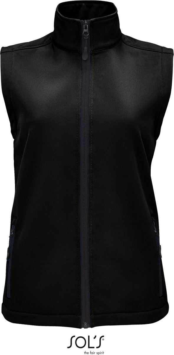 Damen 2-Lagen Softshell Gilet SOL'S | Race BW Women