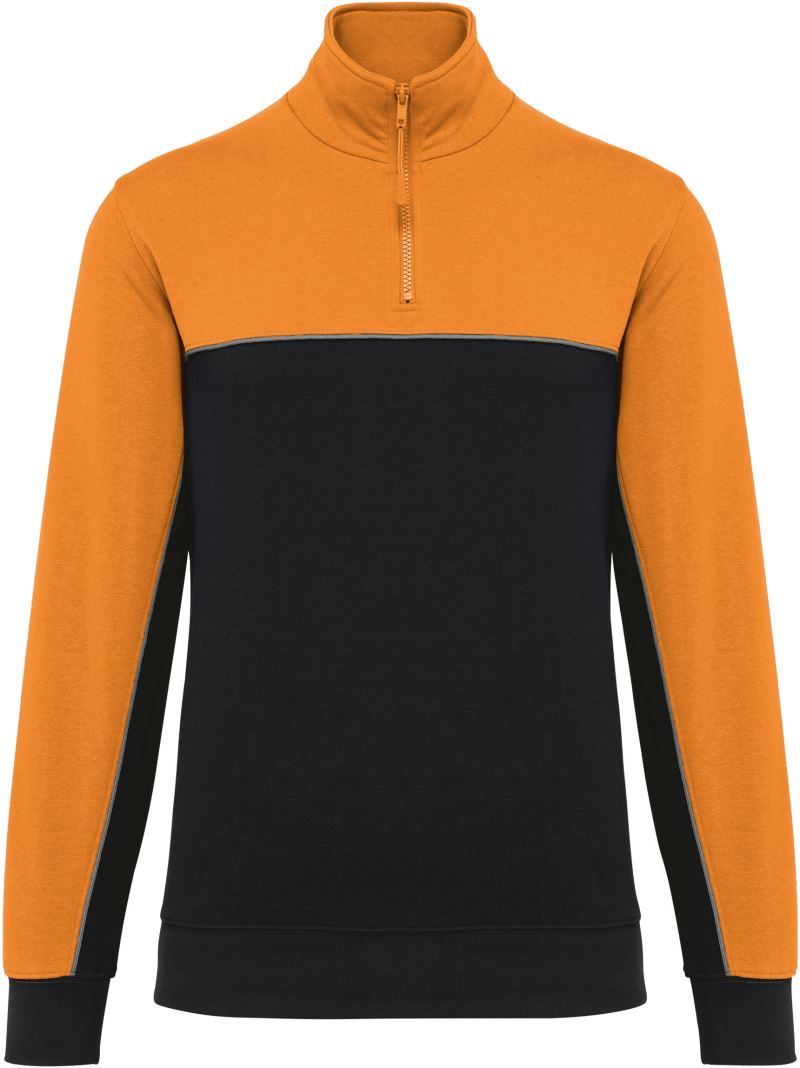 Workwear Sweater mit 1/4 Zip Kariban WK | WK 404