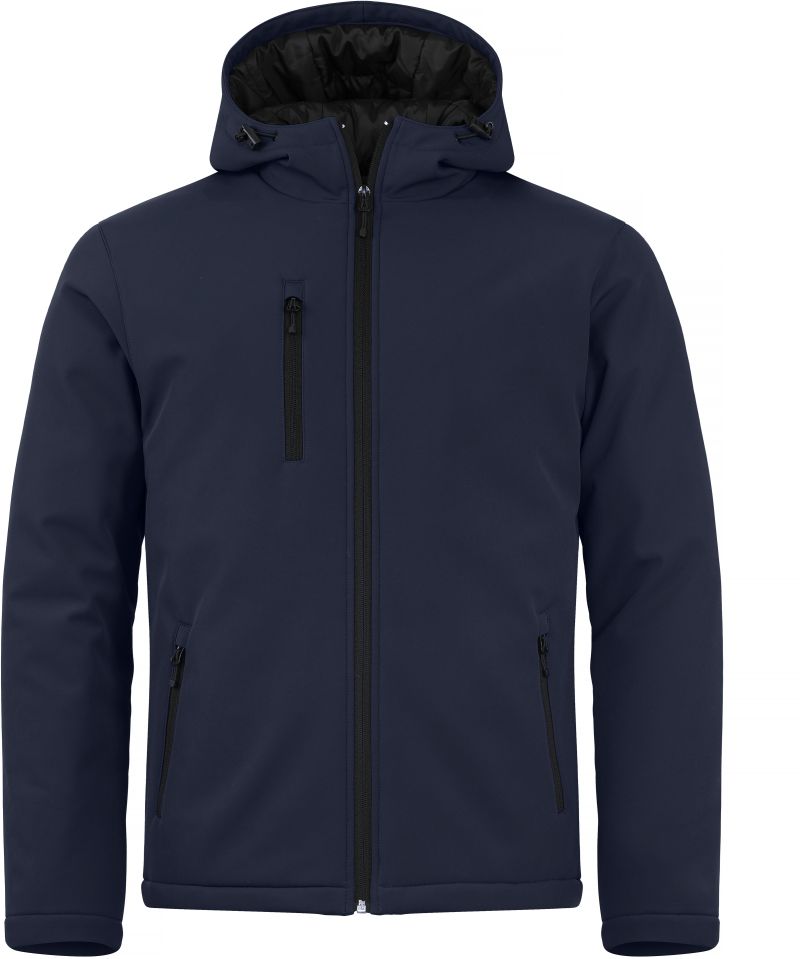 Wattierte Herren Kapuzen Softshell Jacke Clique | Padded Hooded Softshell Men