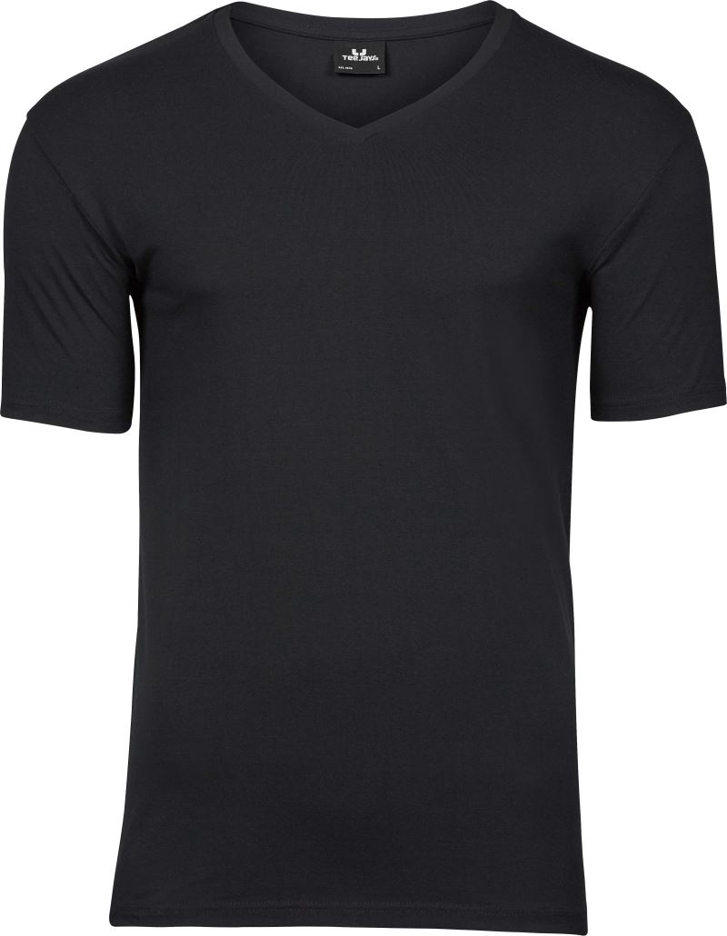 Herren Stretch V-Ausschnitt T-Shirt Tee Jays | TJ 401