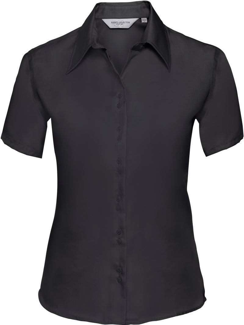 Bluse kurzarm bügelfrei Russell | 957F