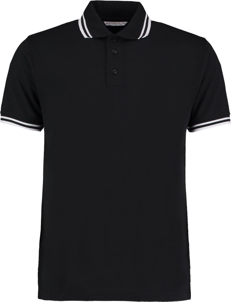 Herren Kontrast Piqué Polo Kustom Kit | KK 409