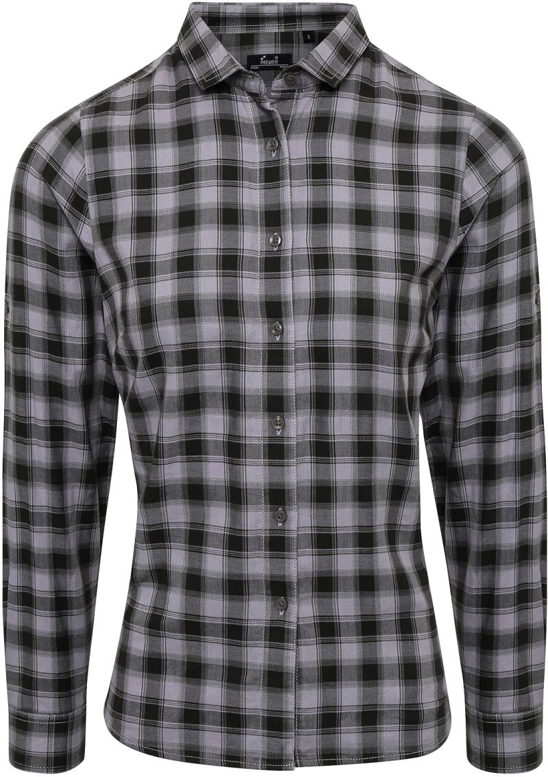 Popeline Bluse langarm "Mulligan" Premier | PR 350