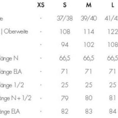 Hemd langarm Seidensticker | Shirt Shaped LSL Grössentabelle