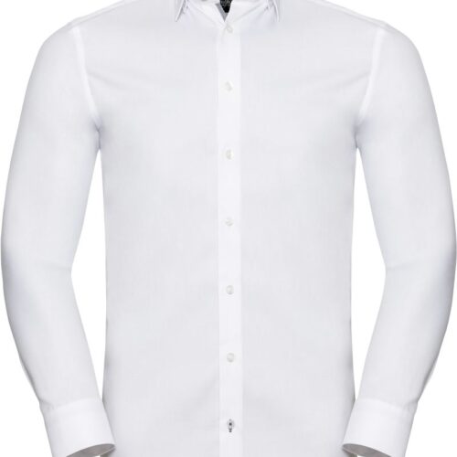 Herringbone Kontrast Hemd langarm Russell | 964M