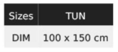 Badetuch SOL'S | Peninsula 100 Grössentabelle