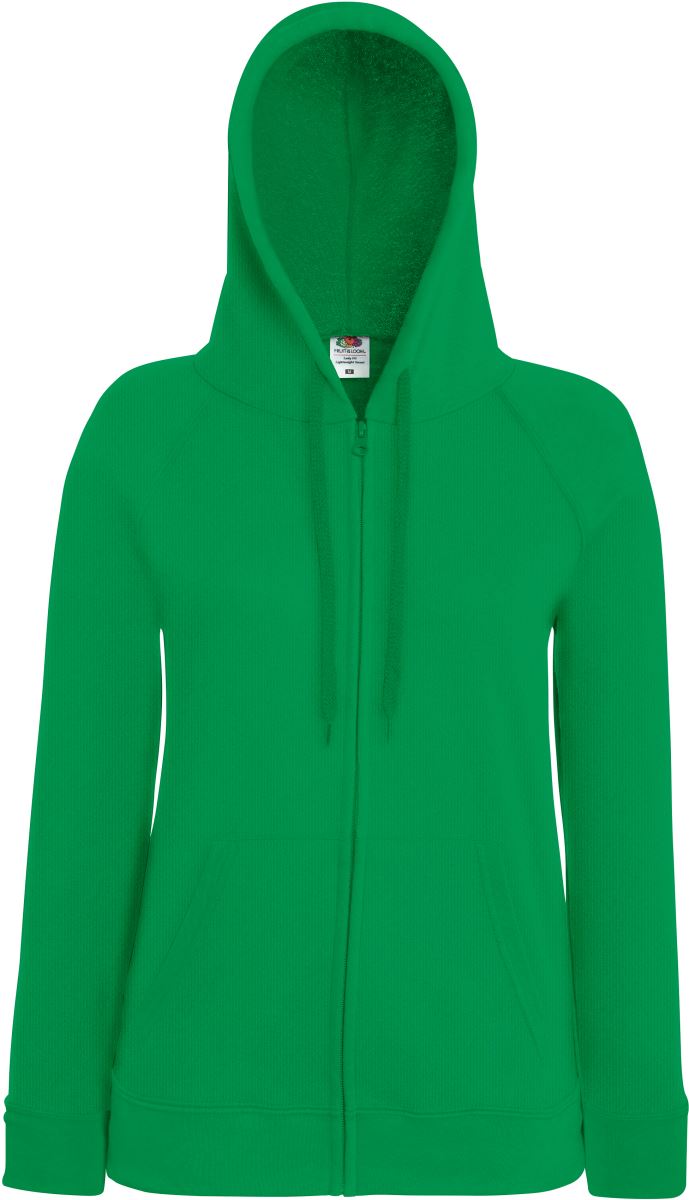 Damen Kapuzen Sweatjacke F.O.L. | Lady-Fit LW Hooded Sweat Jacket