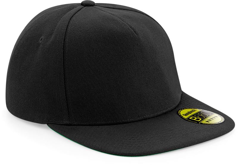 5 Panel Flatpeak Kappe Beechfield | B 660
