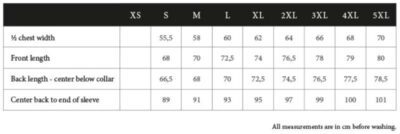 Herren 3-Lagen Softshell Jacke Tee Jays | TJ 9510 Grössentabelle Herren 3-Lagen Softshell Jacke Tee Jays | TJ 9510 Grössentabelle