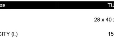 Rucksack SOL'S | Rider Grössentabelle