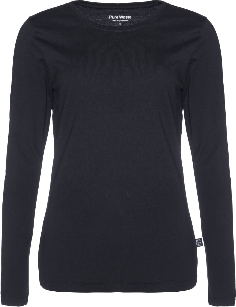Schweres Damen T-Shirt langarm Pure Waste | LSWB