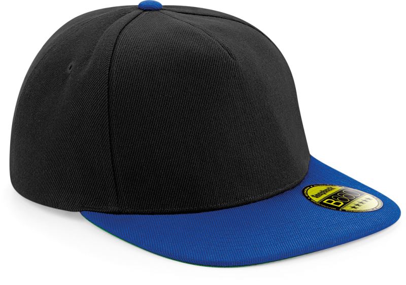 5 Panel Flatpeak Kappe Beechfield | B 660