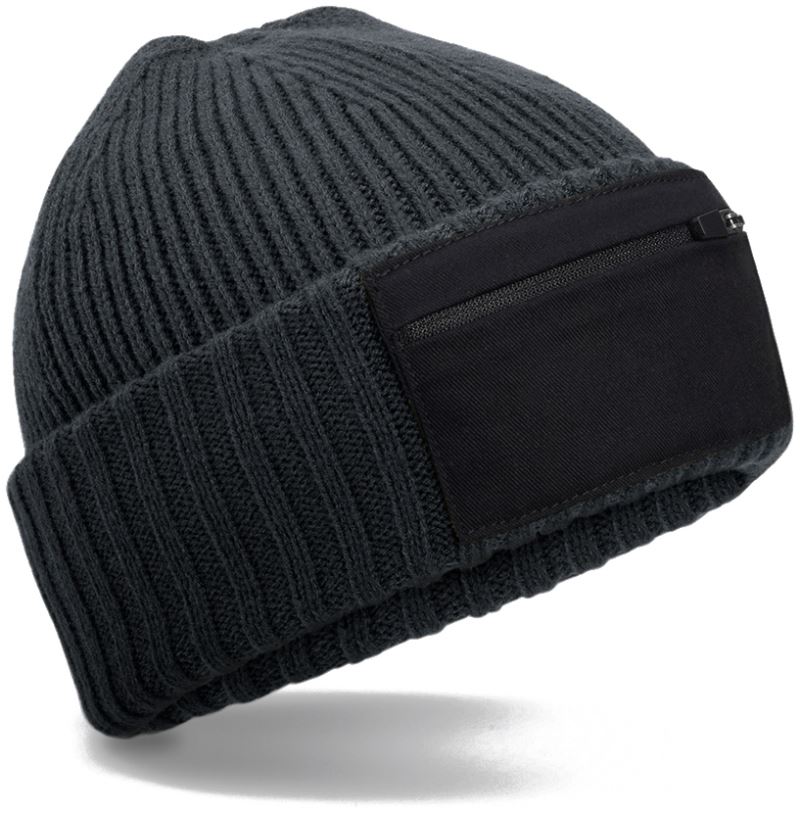 Patch Beanie mit Zip Beechfield | B 334R