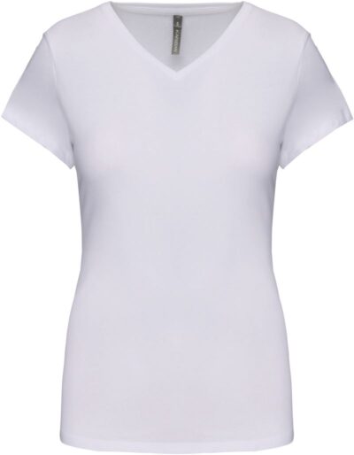 Damen V-Ausschnitt Stretch T-Shirt Kariban | K 3015