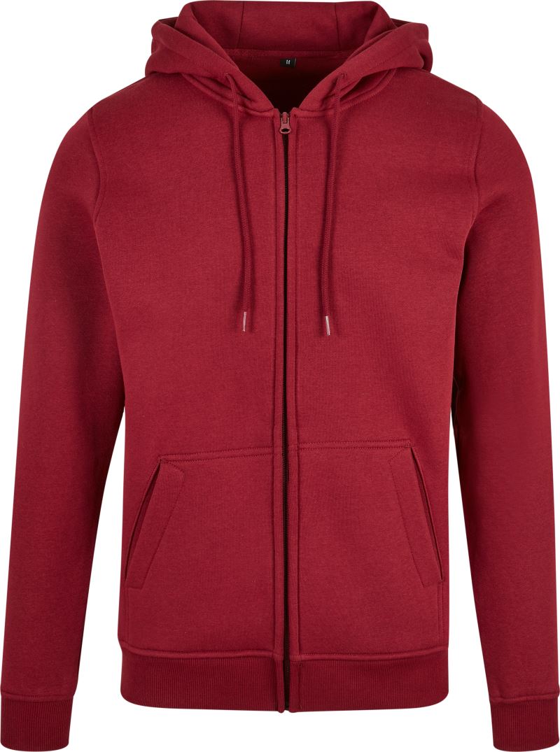 Schwere Kapuzen Sweatjacke Build your Brand | BY 012