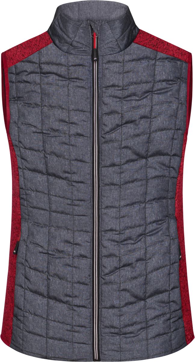 Damen Hybrid Strickfleece Gilet Daiber | JN 739