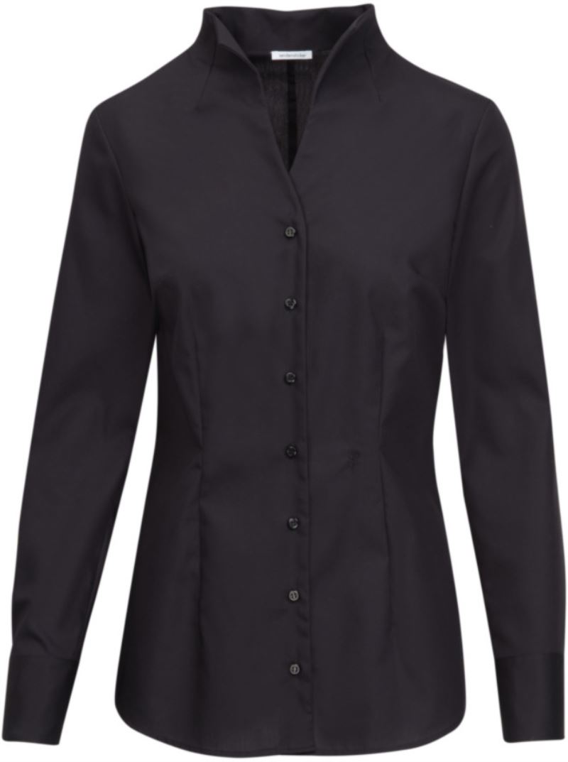 Popeline Bluse mit Kelchkragen langarm Seidensticker | Chalice Blouse Slim LSL